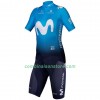 Combinaison Cycliste + Cuissard à Bretelles 2020 Movistar Team Femme N001